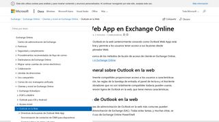 
                            6. Outlook Web App en Exchange Online | Microsoft Docs