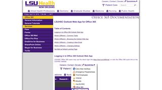 
                            13. Outlook Web App for Office 365 | Email Support | LSU Health New ...