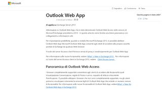
                            9. Outlook Web App: Guida Exchange 2013 | Microsoft Docs