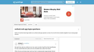 
                            7. outlook web app login speichern - Gutefrage