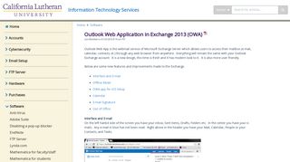 
                            5. Outlook Web Application in Exchange 2013 (OWA) | Information ...