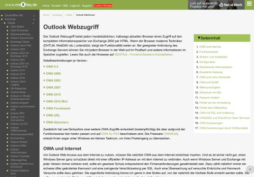 
                            5. Outlook Webzugriff - MSXFAQ