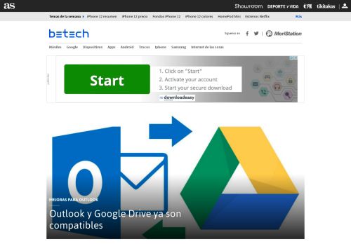 
                            11. Outlook y Google Drive ya son compatibles - AS.com