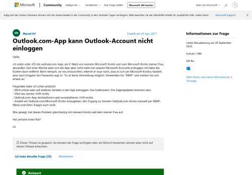 
                            13. Outlook.com-App kann Outlook-Account nicht einloggen - Microsoft ...