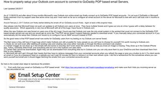 
                            12. Outlook.com Go Daddy POP Email Setup - CADzation