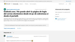 
                            8. Outlook.com / No puedo abrir la página de login del correo ...