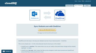 
                            13. Outlook.com OneDrive - Sync and Integrate - cloudHQ