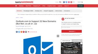 
                            8. Outlook.com to Support 32 New Domains (But Not .co.uk or .ca)