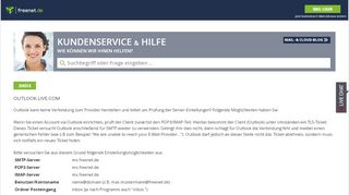 
                            11. Outlook.live.com - Kundenservice & Hilfe – freenet Hilfe - freenetMail ...
