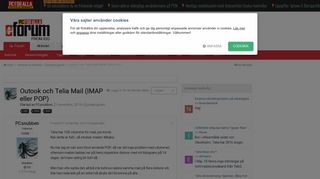 
                            12. Outook och Telia Mail (IMAP eller POP) - Epostprogram - Eforum