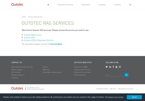 
                            11. Outotec RAS Services - Outotec