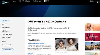 
                            7. OUTtv on TVNZ OnDemand | TVNZ OnDemand