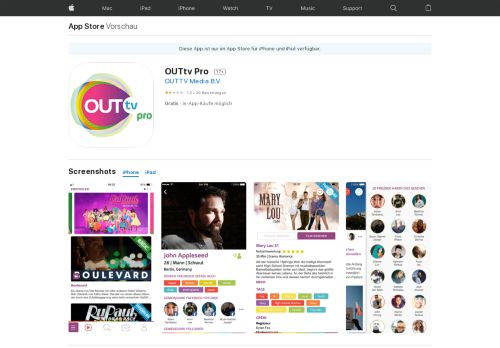 
                            4. OUTtv Pro im App Store - iTunes - Apple