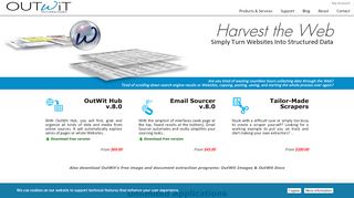 
                            1. OutWit: Harvest the Web