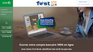 
                            7. Ouvrir un compte bancaire en ligne avec AMEN FIRST BANK