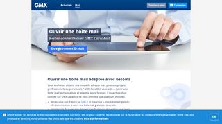 
                            4. Ouvrir une boîte mail gratuite simplement | GMX CaraMail