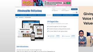 
                            5. OV-Digital-Abo - Oldenburgische Volkszeitung