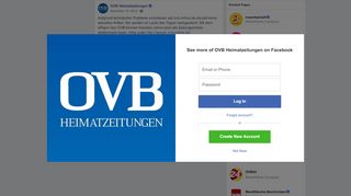 
                            12. OVB Heimatzeitungen - Facebook