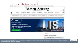 
                            11. OVB Holding AG Geschäftsberichte - boersen-zeitung.de ...