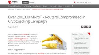 
                            10. Over 200,000 MikroTik Routers Compromised in ...