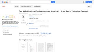 
                            10. Over 40 Publications / Studies Combined: UAS / UAV / Drone Swarm ...