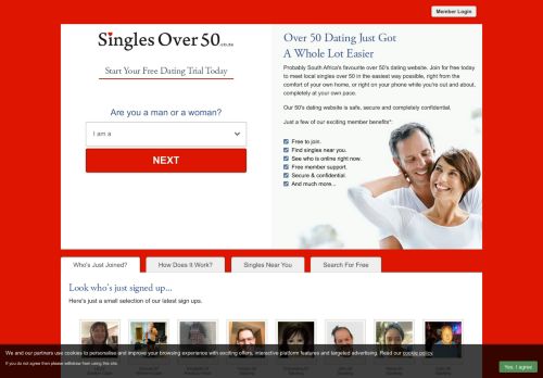 
                            12. Over 50 Dating South Africa - Start Your Free Mature Dating Trial Today