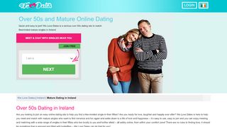 
                            9. Over 50s Dating in Ireland - Senior Dating Site | WeLoveDates