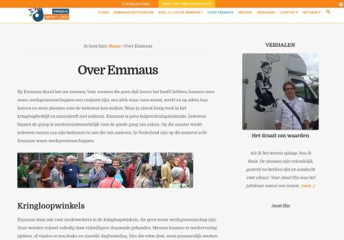 
                            8. Over Emmaus - Emmaus Nederland