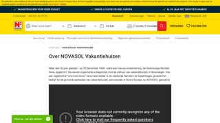 
                            6. Over NOVASOL Vakantiehuizen| NOVASOL