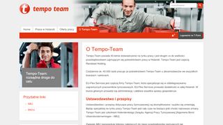 
                            5. Over Tempo-Team | Tempo-Team Eu-Flex Poland