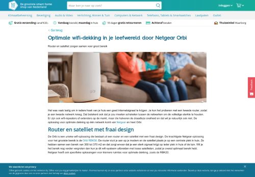 
                            13. Overal optimale wifi-dekking door Netgear Orbi |50five.nl