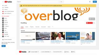 
                            10. OverBlog - YouTube