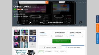 
                            7. Overcart.com, Kalkaji - Online Shopping Websites For Mobile Phones ...