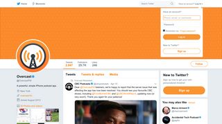 
                            8. Overcast (@OvercastFM) | Twitter