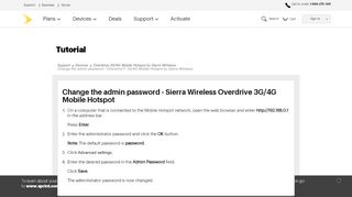 
                            1. Overdrive™ 3G/4G Mobile Hotspot by Sierra Wireless - Sprint Support