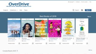 
                            3. OverDrive: Bibliothèques publiques du N.-B. / New Brunswick Public ...