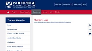 
                            9. OverDrive Login - Woodridge School District 68