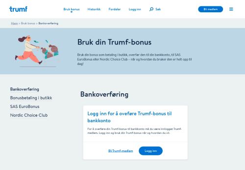 
                            3. Overføring til bank - Trumf.no