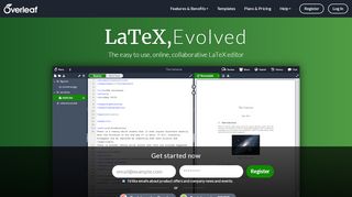 
                            2. Overleaf, Online LaTeX editor