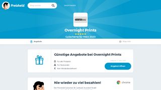 
                            10. Overnight Prints Gutscheine & Gutscheincodes für Februar 2019