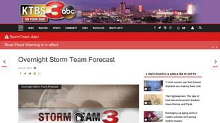 
                            6. Overnight Storm Team Forecast | | ktbs.com