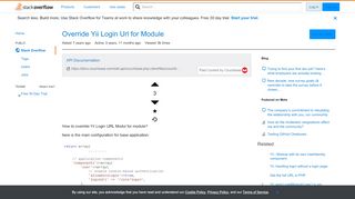 
                            4. Override Yii Login Url for Module - Stack Overflow