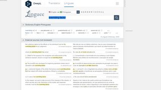 
                            12. overriding factor - Portuguese translation – Linguee