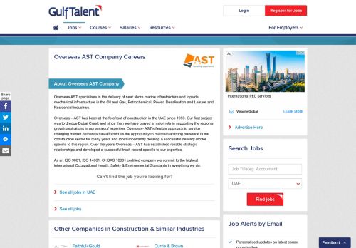 
                            8. Overseas AST Company Careers & Jobs | GulfTalent