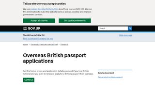 
                            5. Overseas British passport applications - Passports - GOV.UK