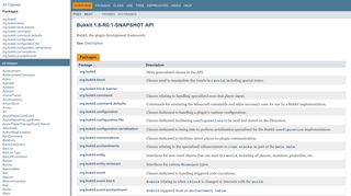 
                            11. Overview (Bukkit 1.8-R0.1-SNAPSHOT API) - Codelanx Documentation