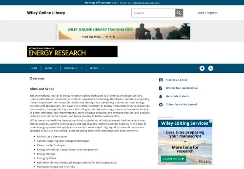 
                            12. Overview - International Journal of Energy Research - Wiley Online ...