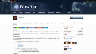 
                            11. Overview - Masque - Addons - Projects - WowAce