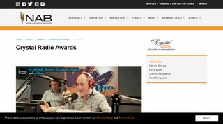
                            13. Overview | NAB Crystal Radio Awards