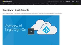
                            11. Overview of Single Sign-On - Microsoft Azure